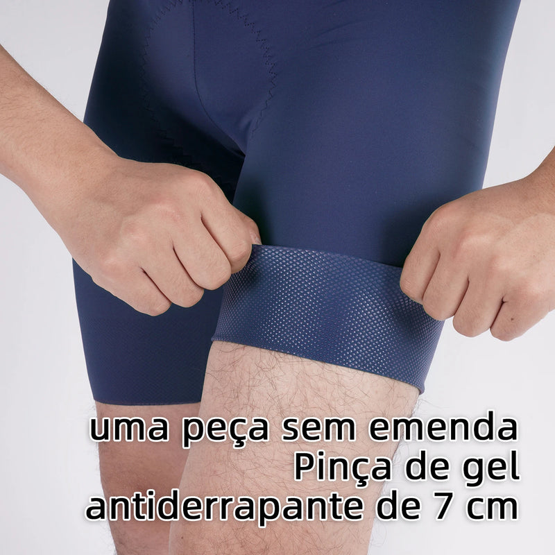 Shorts de Ciclismo Masculino Bretelle Sem costura