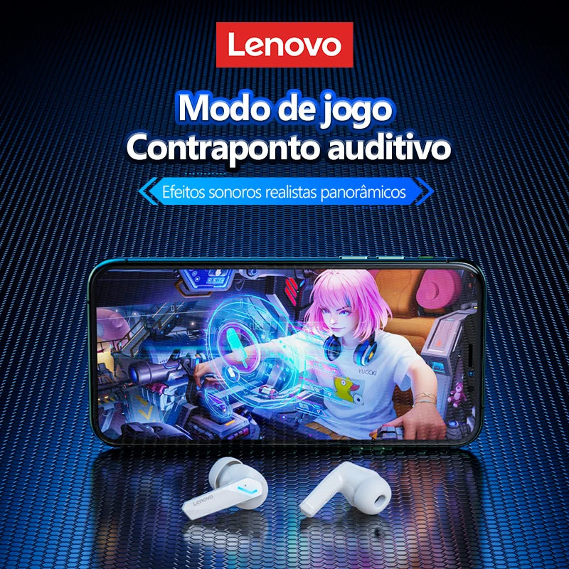 Fone de Ouvido Original Lenovo GM2 Pro 5.3 Ideal para Jogos