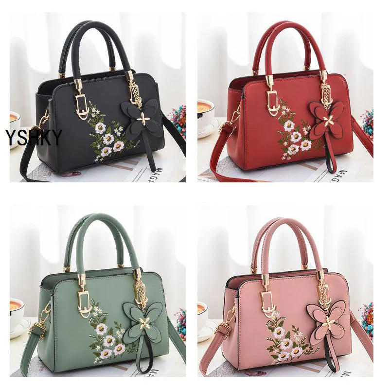 Bolsa Feminina de Grande Capacidade, Bolsa Crossbody, Bolsa de Balde Portátil PU, Padrão Lichia