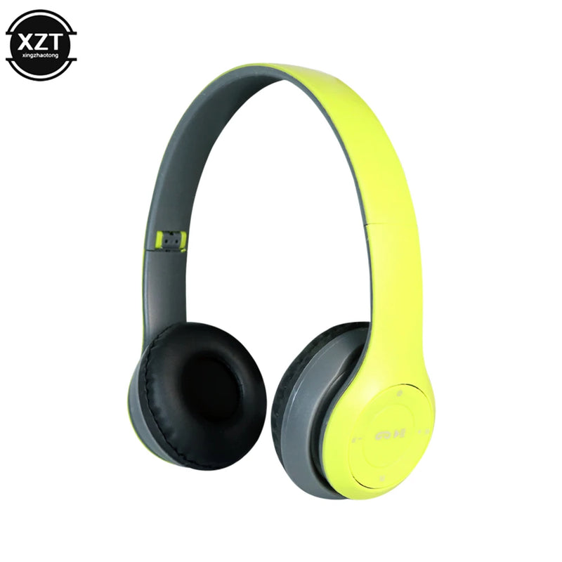 Fone de Ouvido Estéreo P47 5.0 Bluetooth Dobrável Série Sem Fio, Esportes, Jogos, para iPhone XiaoMi