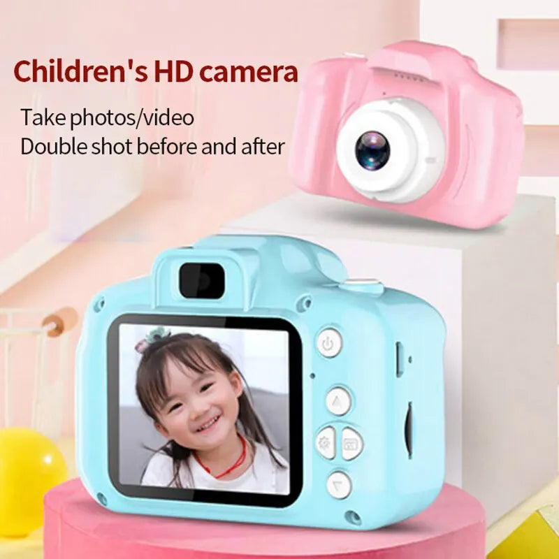 Mini Câmera Digital Infantil - Pode Tirar Fotos, Fazer Vídeos Pequeno, Brinquedos Slr T